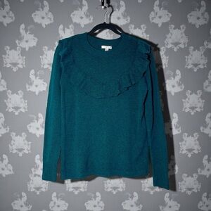 LC Lauren Conrad Ruffle-Front women’s XS Sweater